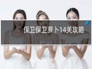 保卫保卫萝卜14关攻略