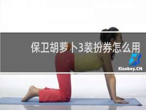 保卫胡萝卜3装扮券怎么用