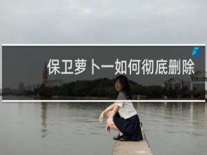 保卫萝卜一如何彻底删除