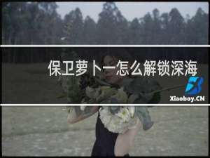 保卫萝卜一怎么解锁深海