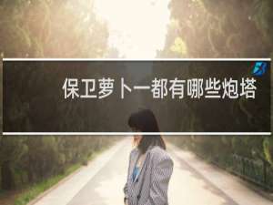 保卫萝卜一都有哪些炮塔