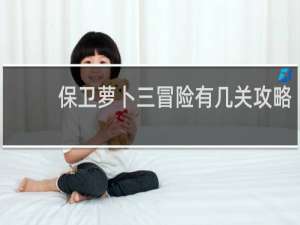 保卫萝卜三冒险有几关攻略
