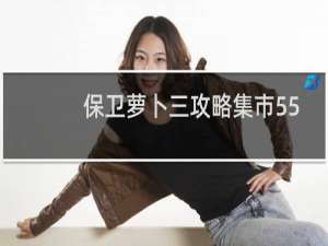 保卫萝卜三攻略集市55
