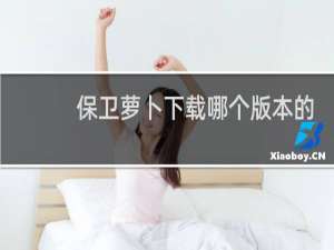 保卫萝卜下载哪个版本的