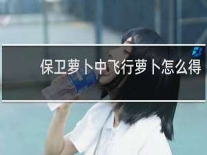 保卫萝卜中飞行萝卜怎么得