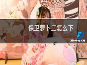 保卫萝卜二怎么下