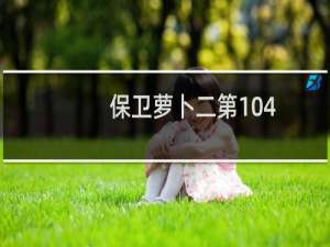 保卫萝卜二第104