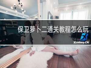 保卫萝卜二通关教程怎么玩