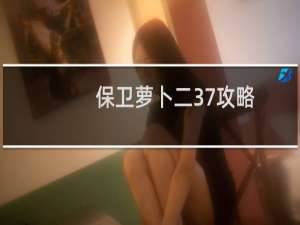 保卫萝卜二37攻略