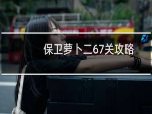 保卫萝卜二67关攻略