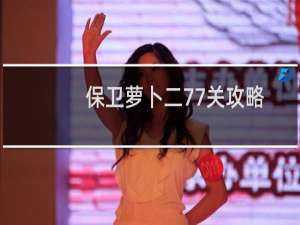 保卫萝卜二77关攻略