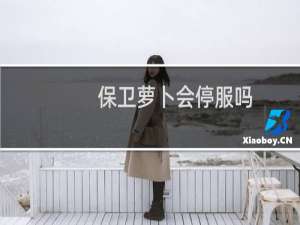 保卫萝卜会停服吗