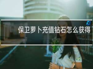 保卫萝卜充值钻石怎么获得