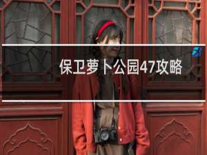 保卫萝卜公园47攻略