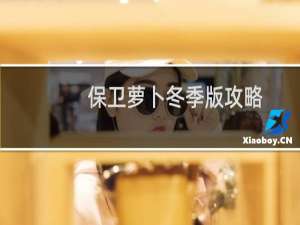 保卫萝卜冬季版攻略