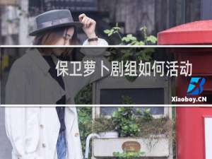 保卫萝卜剧组如何活动