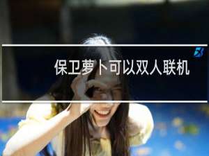 保卫萝卜可以双人联机