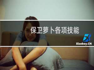 保卫萝卜各项技能