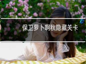 保卫萝卜啊秋隐藏关卡