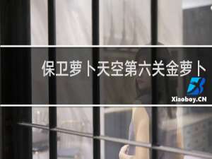 保卫萝卜天空第六关金萝卜