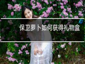 保卫萝卜如何获得礼物盒