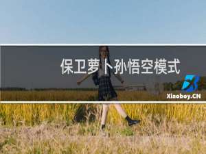 保卫萝卜孙悟空模式