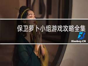 保卫萝卜小组游戏攻略全集