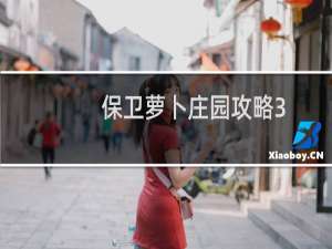 保卫萝卜庄园攻略3