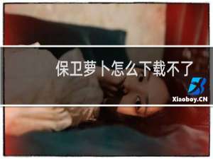 保卫萝卜怎么下载不了