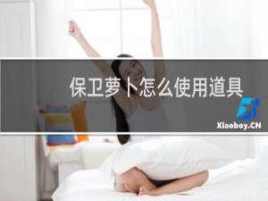 保卫萝卜怎么使用道具
