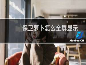 保卫萝卜怎么全屏显示