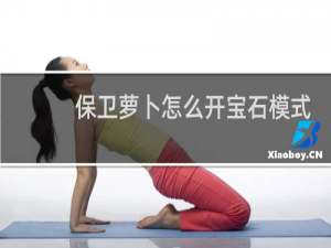 保卫萝卜怎么开宝石模式