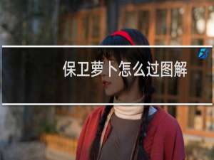 保卫萝卜怎么过图解