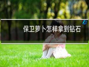 保卫萝卜怎样拿到钻石