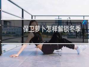 保卫萝卜怎样解锁冬季