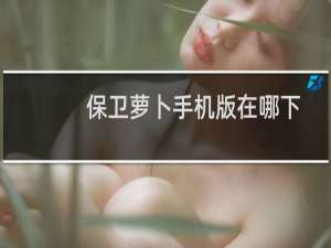保卫萝卜手机版在哪下