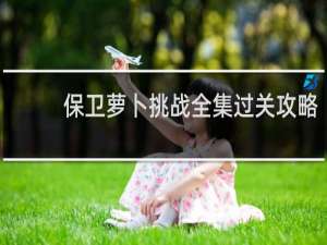 保卫萝卜挑战全集过关攻略