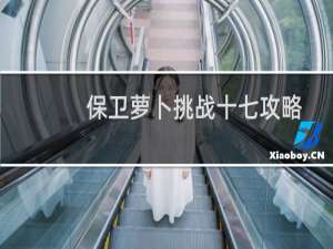 保卫萝卜挑战十七攻略