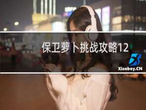 保卫萝卜挑战攻略12