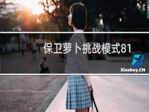 保卫萝卜挑战模式81