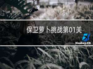 保卫萝卜挑战第01关