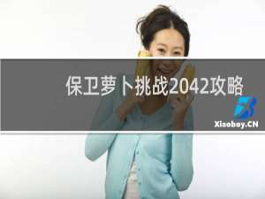 保卫萝卜挑战 42攻略