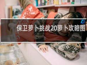 保卫萝卜挑战20萝卜攻略图