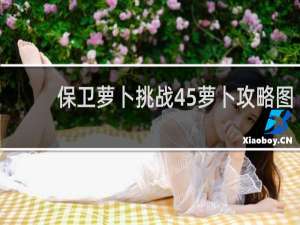 保卫萝卜挑战45萝卜攻略图