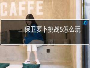 保卫萝卜挑战5怎么玩