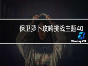 保卫萝卜攻略挑战主题40