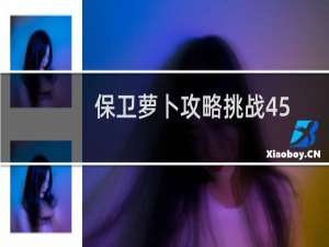 保卫萝卜攻略挑战45