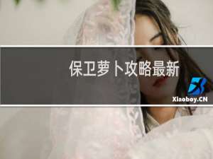 保卫萝卜攻略最新