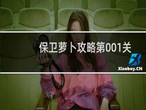 保卫萝卜攻略第001关