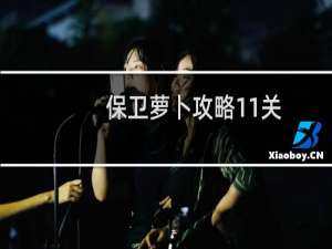 保卫萝卜攻略11关